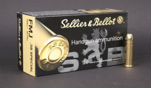 Amunicja rewolwerowa S&B kal. .38Special 10,25g/158gr FMJ (1op=50szt) (V311412)