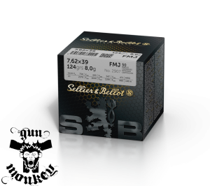 Amunicja kulowa S&B kal. 7,62x39 8g/124gr FMJ (1op=50szt) (V340842)