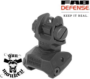 Celownik przeziernikowy FAB Defense RBS Rear Back-Up Sights - kol. Czarny (FX-RBS)