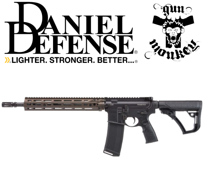 Karabinek samopowtarzalny Daniel Defense M4A1 RISIII FDE 14,5" M-LOK kal. 5,56x45mm/.223Rem
