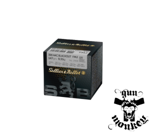 Amunicja kulowa S&B kal. .300AAC (Blackout) 9,55g/147gr FMJ (1op=100szt) (V341292)