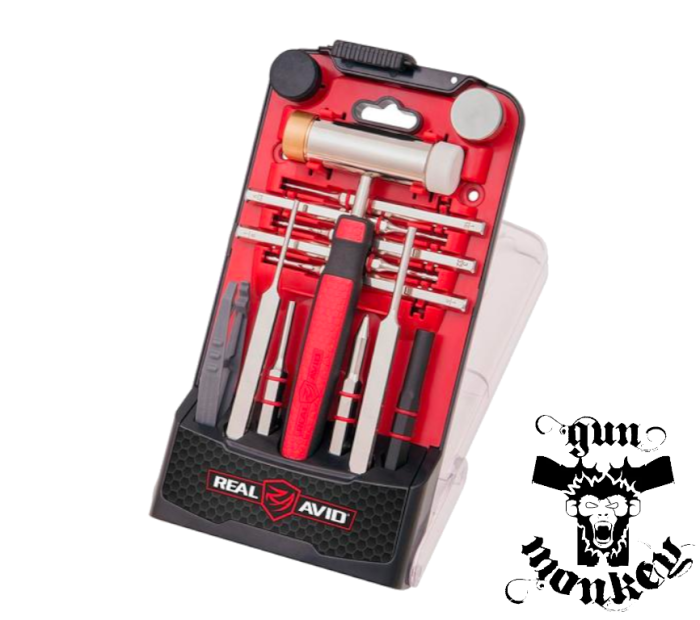 Zestaw wybijaków z młotkiem Real Avid Accu-Punch Hammer &amp; AR-15 Pin Punch Set (AVHPS-AR)
