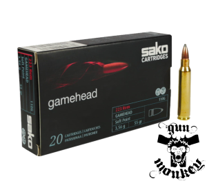 Amunicja kulowa Sako kal. .223Rem 3,56g/55gr Gamehead SP (1op=20szt) (110)