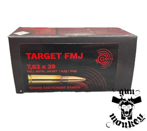Amunicja kulowa Geco kal. 7,62x39 FMJ 8g/124gr (1op=50szt)