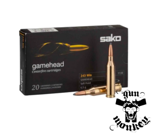 Amunicja kulowa Sako kal. .243Win. 6,5g/100gr Gamehead (op=20szt)