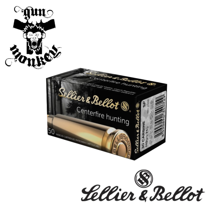 Amunicja karabinowa S&amp;B kal. .30 Carabine FMJ 7,1g/110gr (1op=50szt) (V332652)