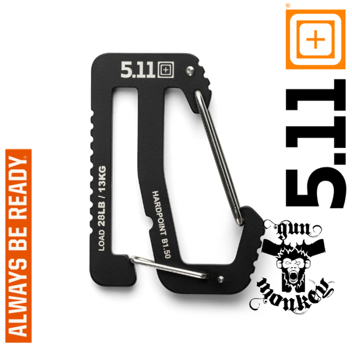 Karabińczyk 5.11 HARDPOINT B150 CARABINER kol. 019 BLACK (56708)