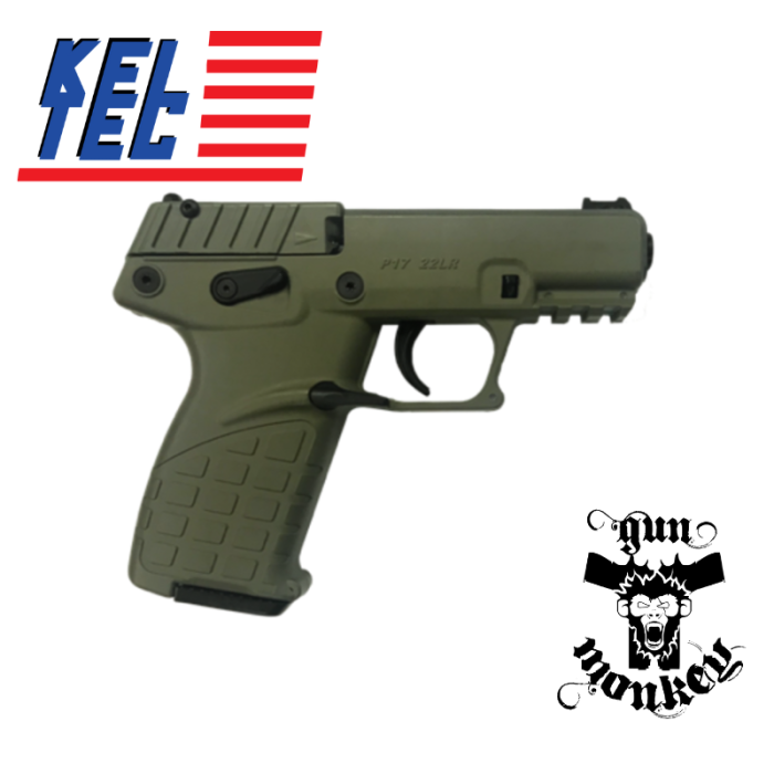 Pistolet samopowtarzalny Kel-Tec P17 kal. .22LR kol. Zielony