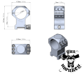 Montaż do lunety Vector Optics 30mm Picatinny (XASR-3002)
