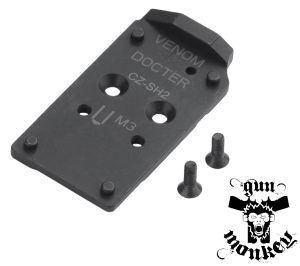 Płytka montażowa / baza pod kolimator do pistoletu CZ SH2 OR Venom/Docter  (1091-1420-04)