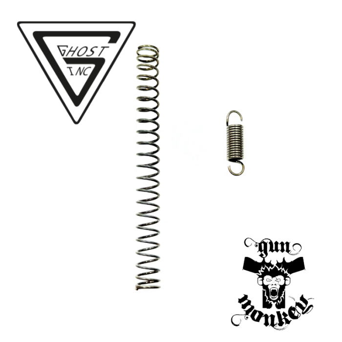 Kompletny zestaw sprężyn tuningowych do spustu Glock Ghost Inc 1,81kg/2,72kg (GHO_GCSCK)(100009557)