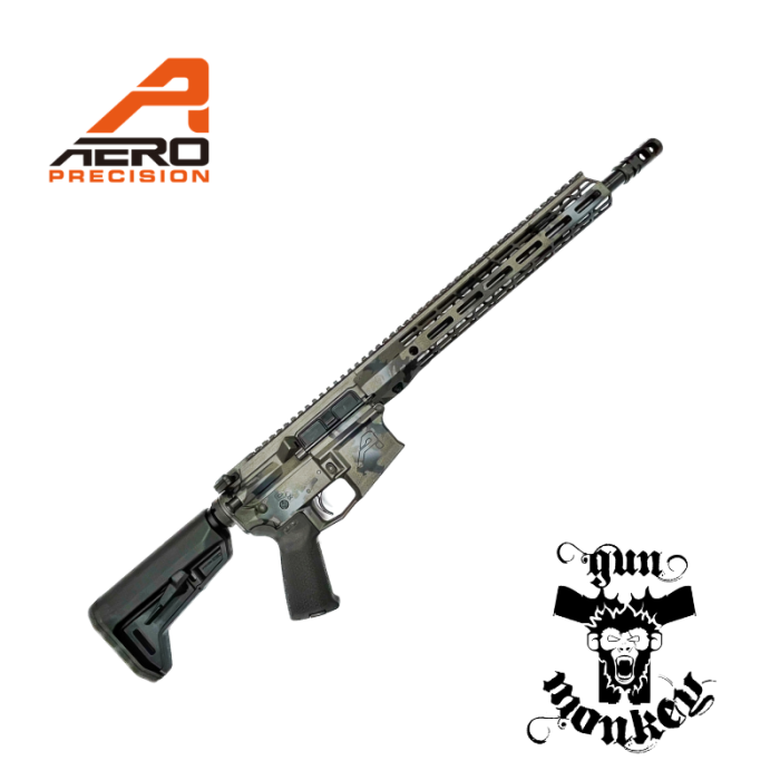 Karabin samopowtarzalny Aero Precision M4E1-T Custom Atlas S-ONE 12" lufa 14,5" Graphite Drab kal. 5,56x45/.223Rem