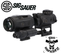 Zestaw kolimator Sig Sauer Romeo-MSR z powiększalnikiem Juliet3-Micro (SORJ72001)