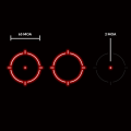 Kolimator Holosun SCRS Red Dot Multi Reticle System Solar Panel (SCRS-RD-MRS)