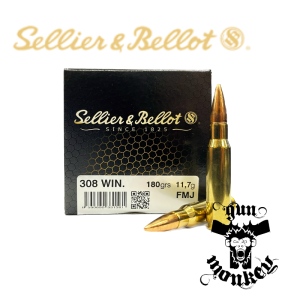 Amunicja kulowa S&B kal. .308Win 11,7g/180gr FMJ (1op=50szt) (V331582)