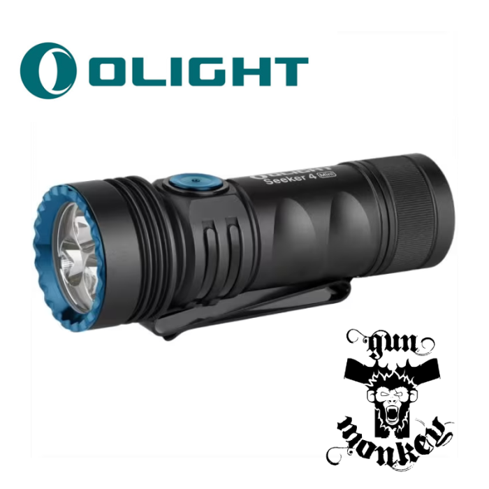 Olight - Latarka Seeker 4 Mini Cool White Black 1200 lumenów