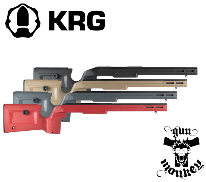 Osada KRG Bravo Rimfire do CZ 457 w kal. .22LR kol. Szary - Stealth Grey, prawy zamek (3) .png