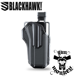 Kabura pistoletowa Blackhawk Omnivore Multifit do 150 modeli pistoletów bez latarki Prawa RH Black (419000BBR)