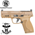 Pistolet Smith &amp; Wesson M&amp;P9 M2.0 Compact 4" OR FDE kal. 9×19mm bez bezpiecznika (13572)