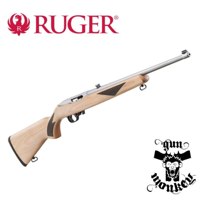 Karabinek samopowtarzalny Ruger 10/22 Sporter kal .22LR drewno naturalne (41275)