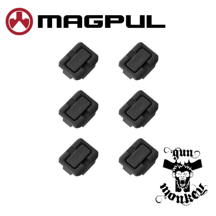 Organizery kabli łoża przedniego Magpul Wire Control Kit M-LOK 6szt Czarny (MAG1296-BLK)