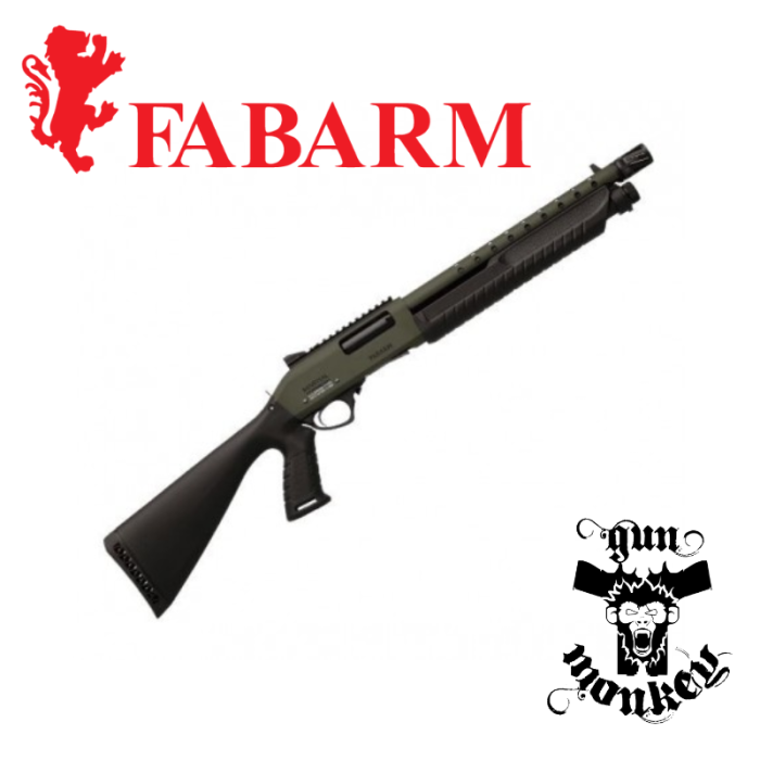 Strzelba pump-action Fabarm Martial O.D.Green 14" Telescopic kal. 12/76