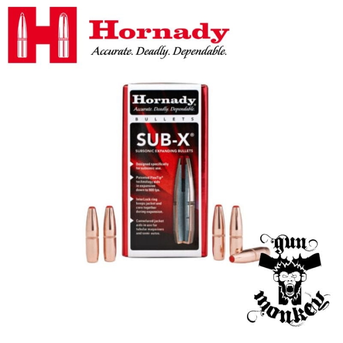 Pociski Hornady .30 SUB-X 190gr (.308) (1op=100szt) (30730)