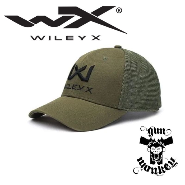 Czapka z daszkiem WIleyx WX Trucker Cap One Size Olive Green Black X Logo (J917)