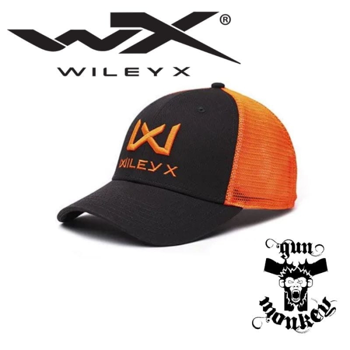 Czapka z daszkiem WIleyx WX Trucker Cap One Size Dark Grey / Signal Orange X Logo (J915)