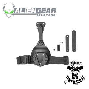 Montaż ruchomy na pasek do kabury Rapid Force Duty Alien Gear z panelem udowym (RFX-SD-BK-LBS-S-LK-C)