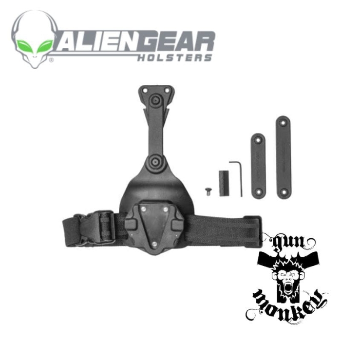 Montaż ruchomy na pasek do kabury Rapid Force Duty Alien Gear z panelem udowym (RFX-SD-BK-LBS-S-LK-C)