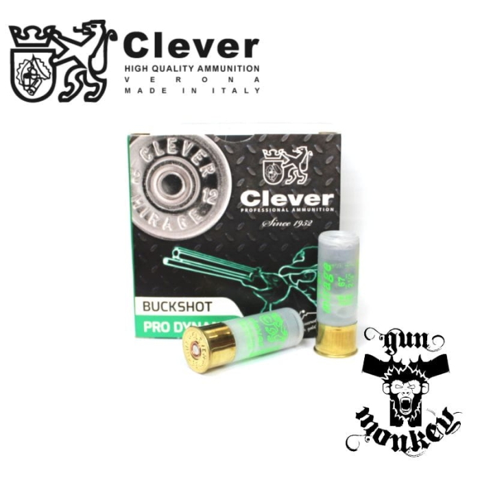 Amunicja śrut. Clever Pro Dynamic Buckshot kal.12 (1op = 25szt)