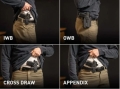 Kabura Alien Gear Photon Glock 19 Gen 1-5/19X/23(Gen 1-4)/44/45 IWB/OWB oburęczna do pistoletu bez latarki (PHO-0057-L0-D)