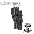 Kabura Alien Gear Rapid Rapid Force Duty do Sig P320 Right Hand BLK LV3 Mid XL do pistoletu z latarką (RD-M-0692-BK-RH-L1-C)