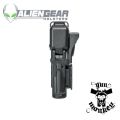 Kabura Alien Gear Rapid Rapid Force Duty do Sig P320 Full Size/M17/X Full Right Hand BLK LV3 Mid XL do pistoletu z latarką (RD-M-0691-BK-RH-L1-C)