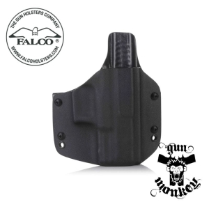 Kabura Falco OWB do Glock 17 Gen 5, kydex, praworęczna, pas 1,5"/40mm (C901)