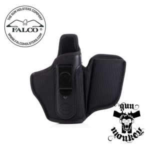 Kabura Falco Premium Appendix do Sig Sauer P365X z kieszenią na magazynek, praworęczna, nylonowa, czarna (A810-SSP365X-R-BL)