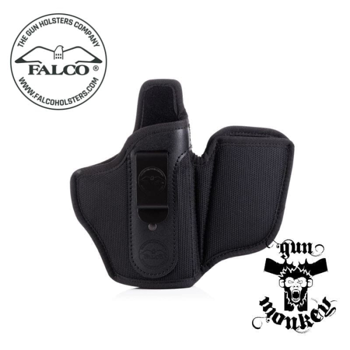 Kabura Falco Premium Appendix do Sig Sauer P365X z kieszenią na magazynek, praworęczna, nylonowa, czarna (A810-SSP365X-R-BL)
