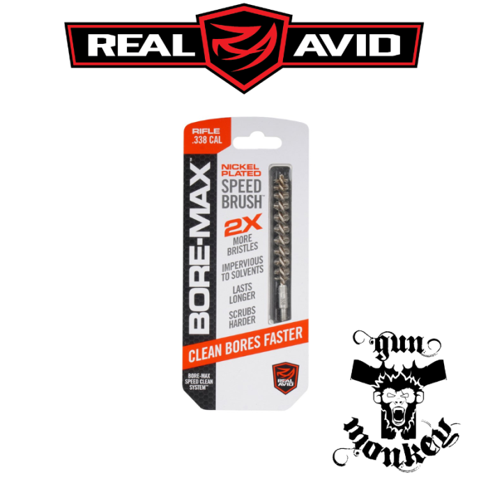 Szczotka Real Avid do czyszczenia broni Bore-Max Speed Brush kal. .338 (AVBMSB338)