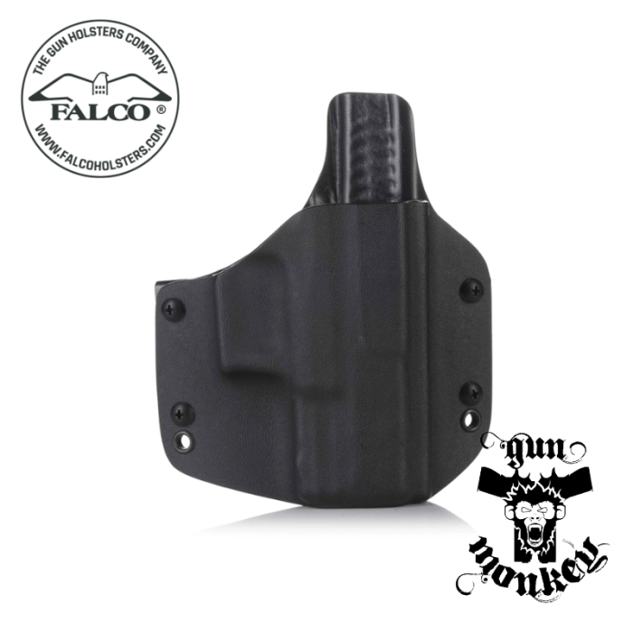 Kabura Falco OWB Compact do Springfield Armory Echelon praworęczna, mocowanie na pas 1,5"/40mm, Kydex, czarna mod.(C901-SAE-R-BL)
