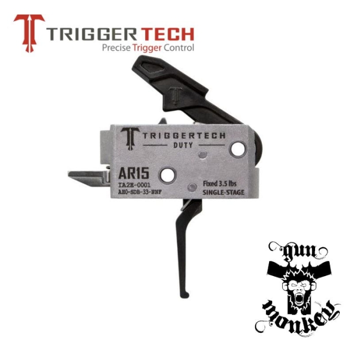 Spust Trigger Tech do AR9 Duty 3.5lbs z prostym językiem spustowym - jednooporowy kol Czarny (AH9-SDB-33-NNF)