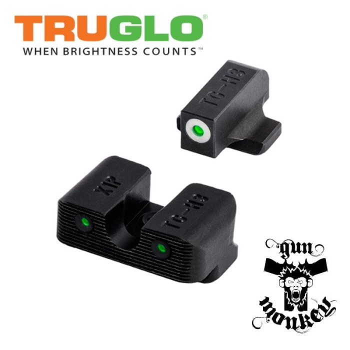Muszka i szczerbinka Truglo Tritium Pro do Glock 42,43/43X,48 Set White/Green (TG231G1AW)