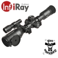 Luneta noktowizyjna InfiRay TUBE TD70L z montażem na szynę Weaver/Picatinny + Iluminator X-hog Pro 940/850/LED