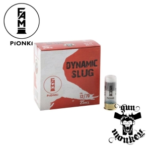 Amunicja kul. do gładkolufowej breneka Fam Pionki kal. 12/70 Dynamic Slug (1op=25szt)