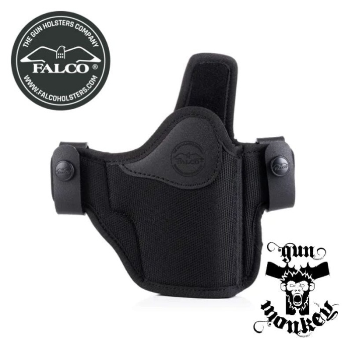 Kabura Falco Premium OWB do Glock 17 gen 5 praworęczna, nylonowa, czarna (C807-G17-R-BL)