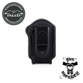 Ładownica pojedyncza Falco IWB do magazynków Glock 17 gen, mocowanie na pas 1,5"/40mm, nylon, czarna (F800)