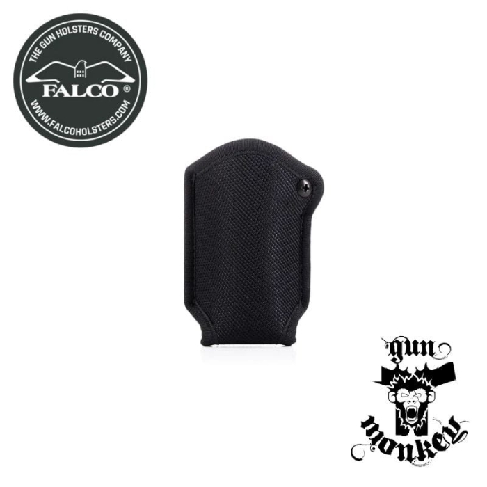 Ładownica pojedyncza Falco IWB do magazynków Glock 17 gen, mocowanie na pas 1,5"/40mm, nylon, czarna (F800)
