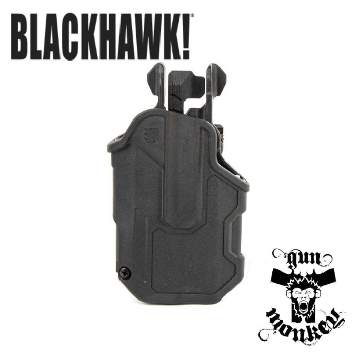Kabura Pistoletowa Blackhawk T-Series L2C Glock 17/19/45/22/23/31/32 z latarką TLR 7/8 prawa (410200BKR)
