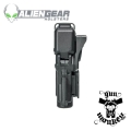 Kabura Alien Gear Rapid Force Duty do Glock 19/19X/19MOS/23(Gen1-4)/44/45/45mos/17/17, Right Hand, LV3, montaż średni, statyczny, pokrywa kolimatora XL, do pist. z latarką (RD-M-0057-BK-RH-L1-C)