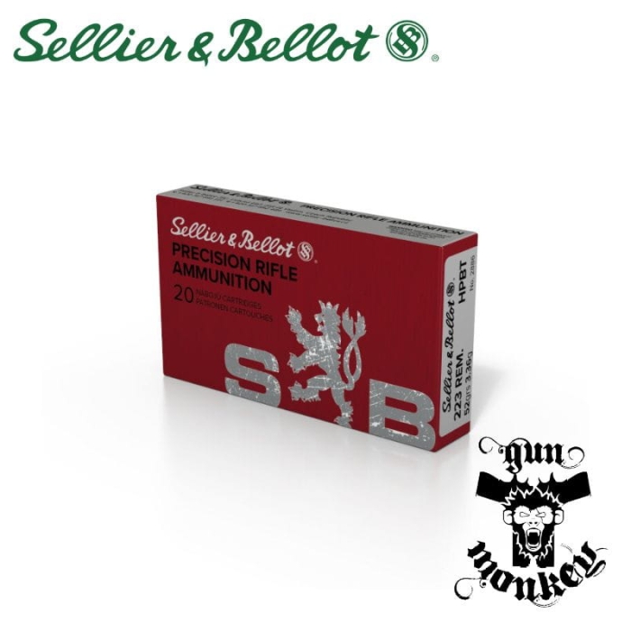 Amunicja kulowa S&amp;B kal. .223Rem 3,36g/52gr HPBT Match (1op = 20szt) (V342242)